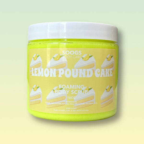 Lemon Pound Cake |  Foaming Body Scrub