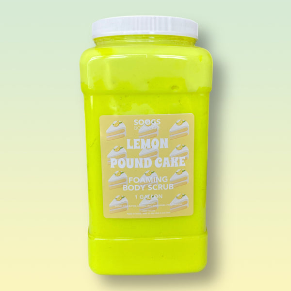 Lemon Pound Cake | Gallon Foaming Body Scrub