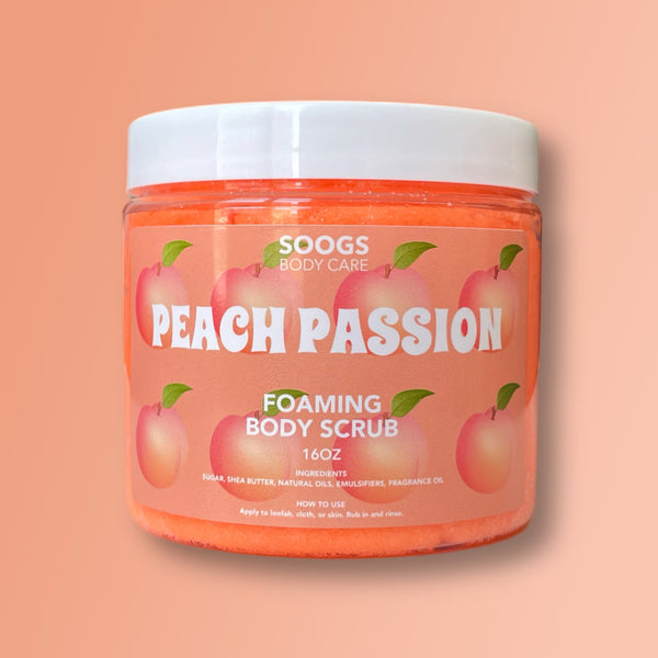 Peach Passion | Foaming Body Scrub
