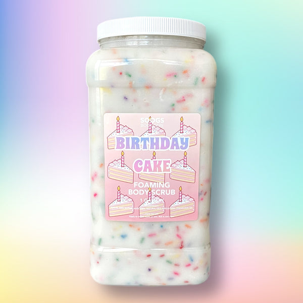 Birthday Cake | Gallon Foaming Body Scrub