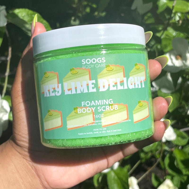 Key Lime Delight | Foaming Body Scrub