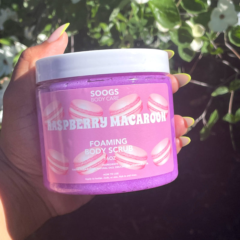 Raspberry Macaroon | Foaming Body Scrub