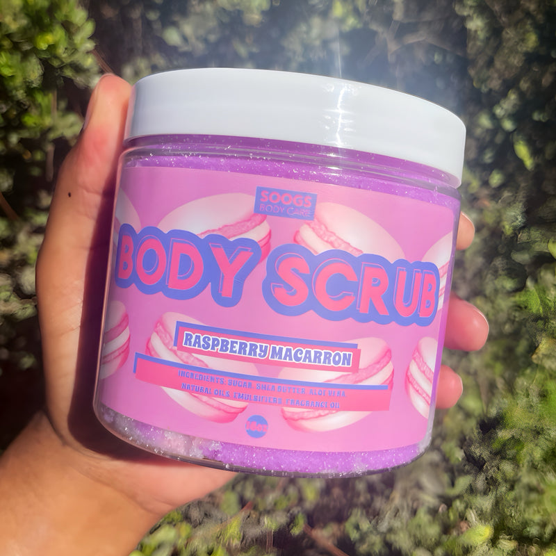 Raspberry Macaroon | Foaming Body Scrub