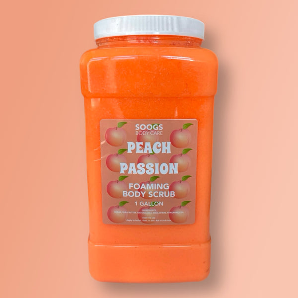 Peach Passion | Gallon Foaming Body Scrub