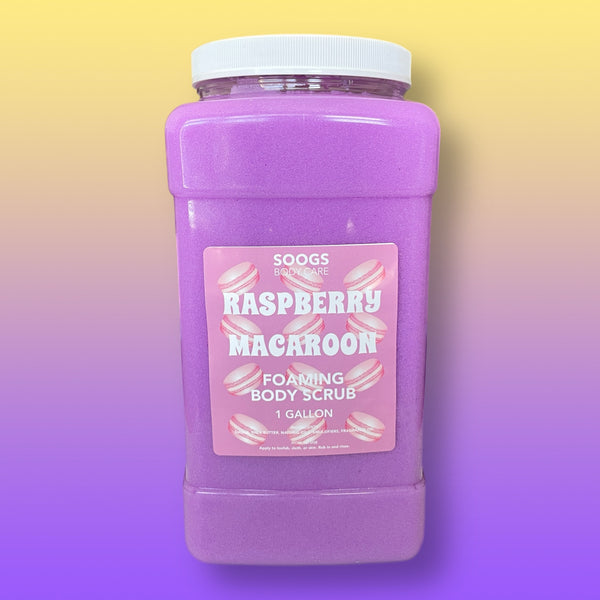 Raspberry Macaroon | Gallon Foaming Body Scrub